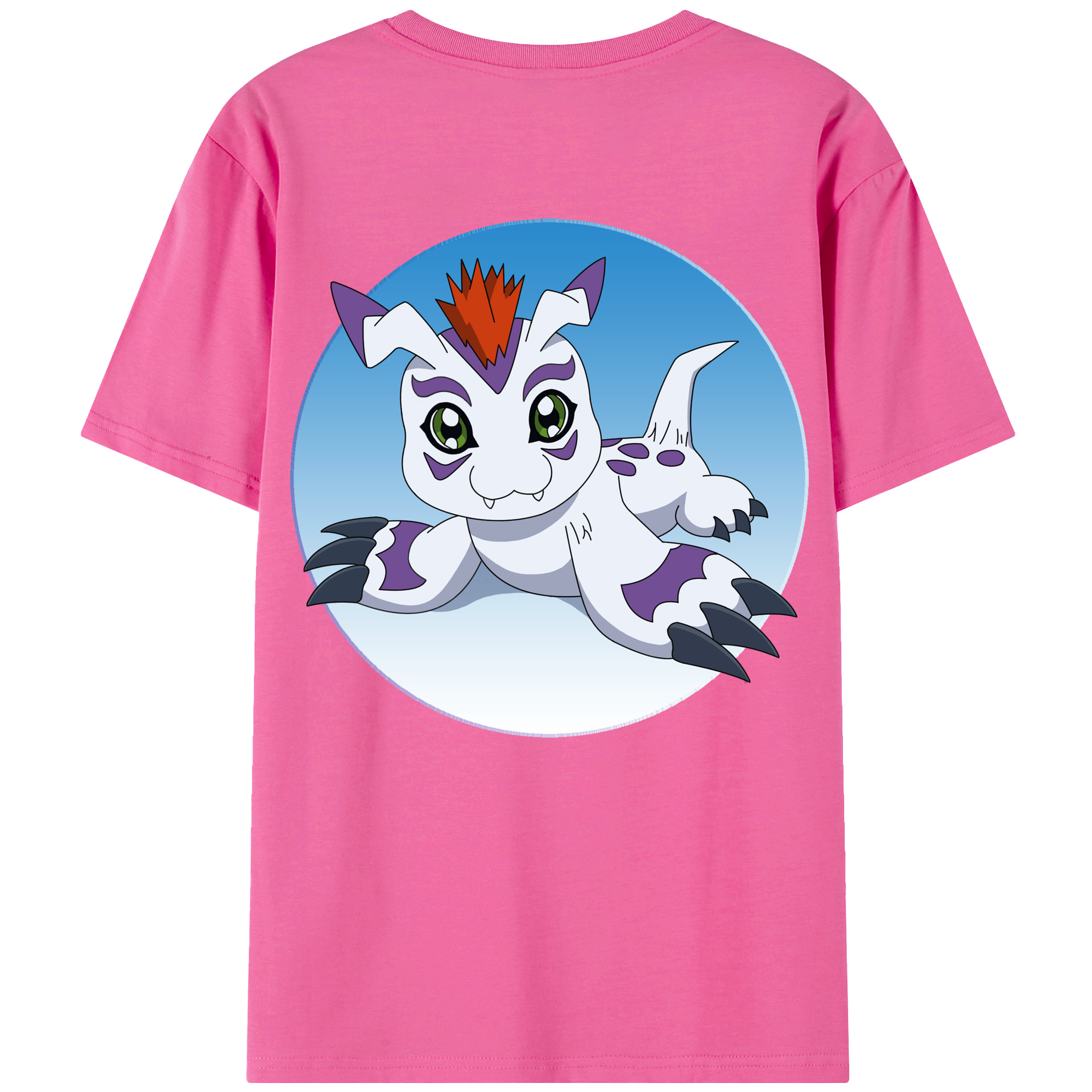 （画像用） Digimon デジタルモンスター/デジモン レディース半袖Tシャツ(バックプリント)